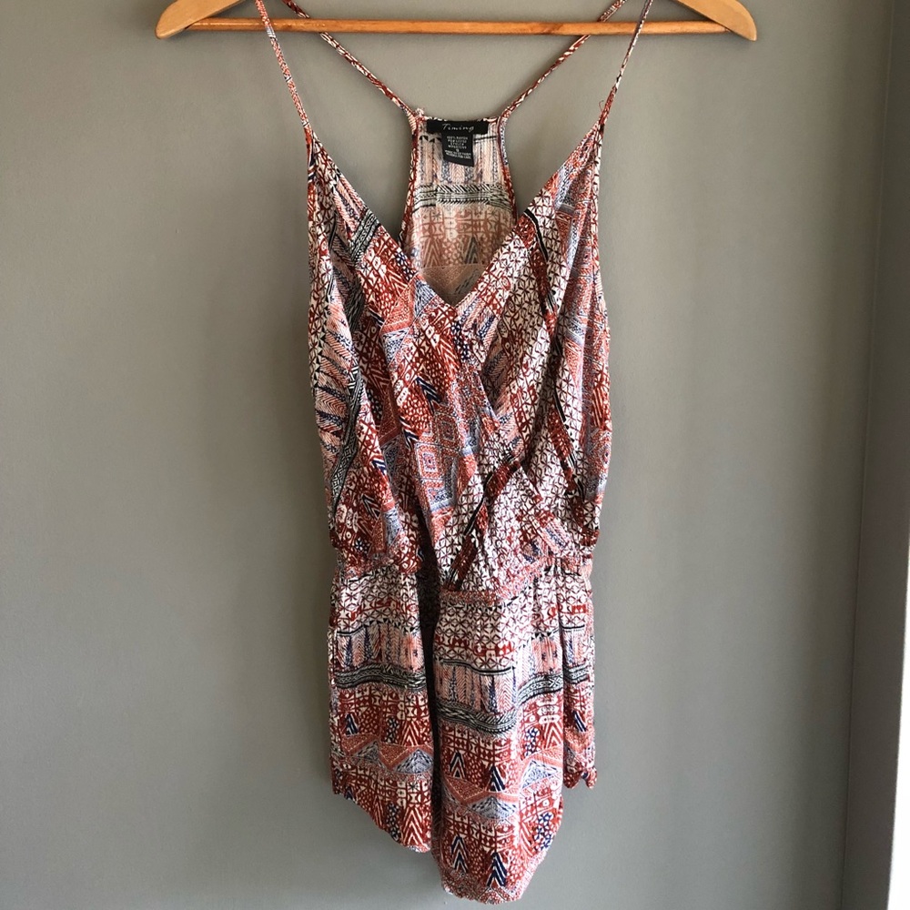 Franchesa’s patterned romper